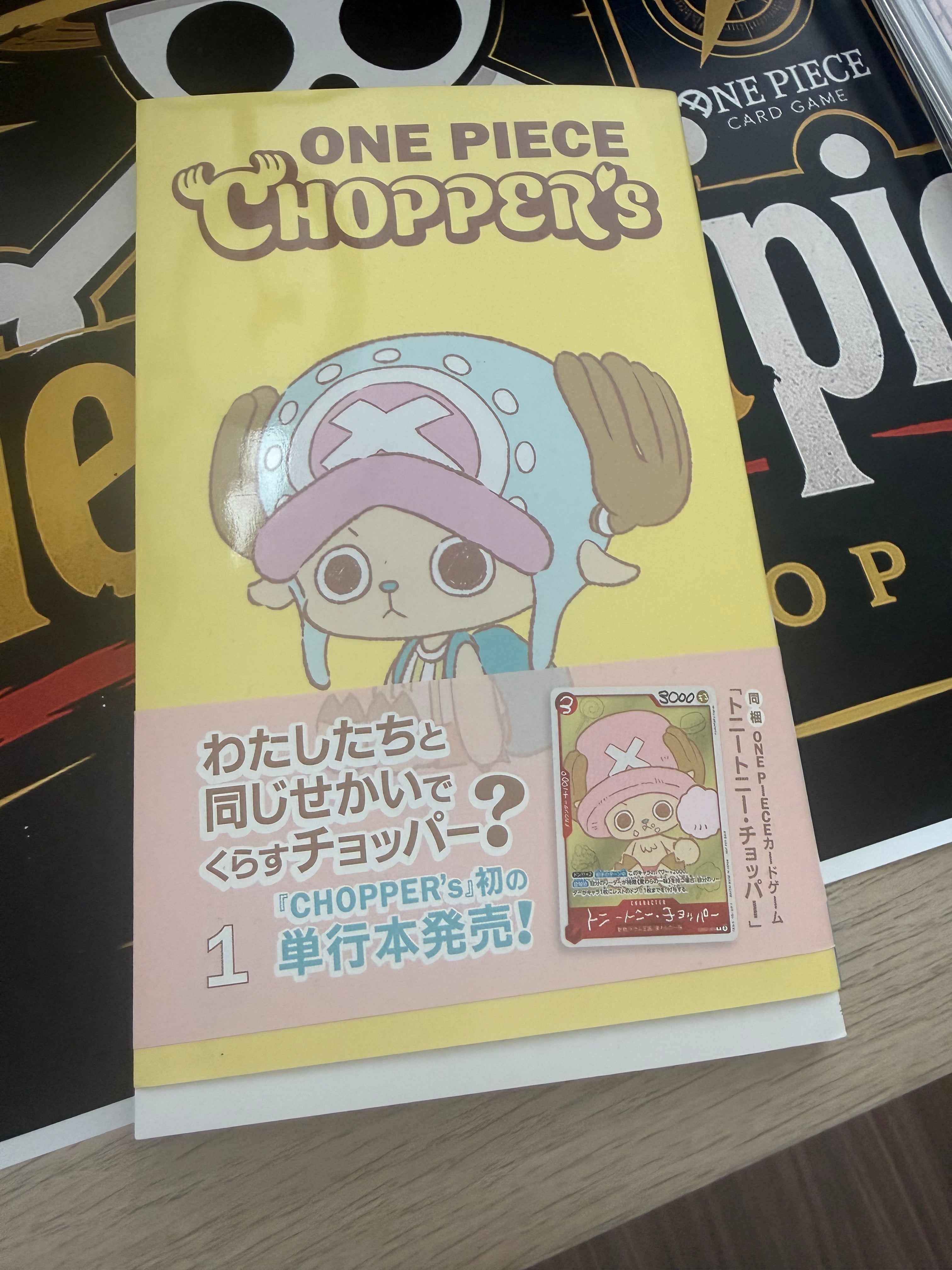 One Piece Chopper Vol. 1 + Promo Card EB02-003 (Japonês)