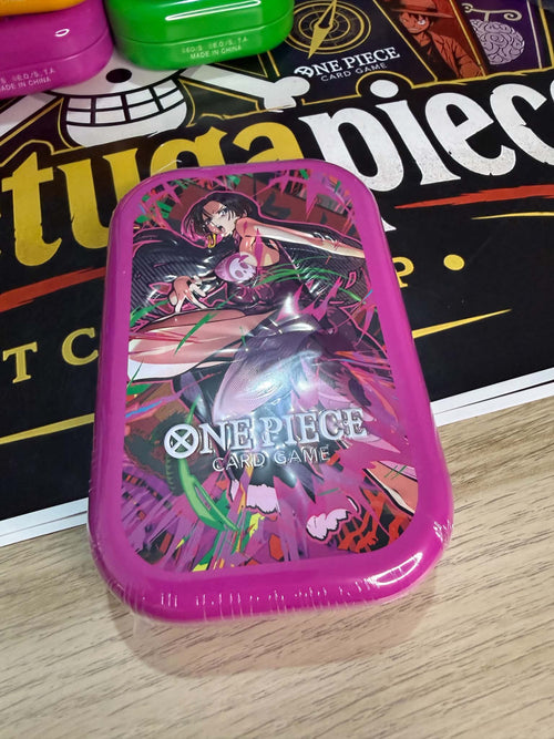 Boa Hancock Storage Tin Box V3 (Asia Exclusive) + Promo Card + 4 Booster Packs OP-13 - OneTugaPiece