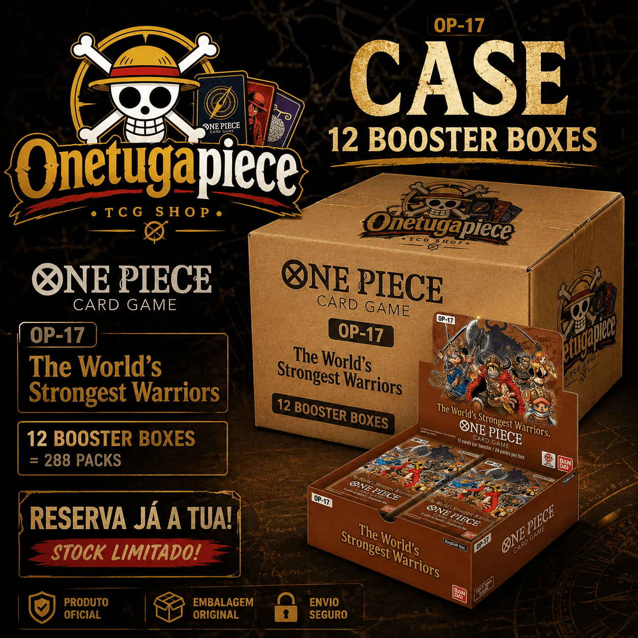 One Piece –Case 12X OP - 17 (English Edition) Pre - Order - OneTugaPiece